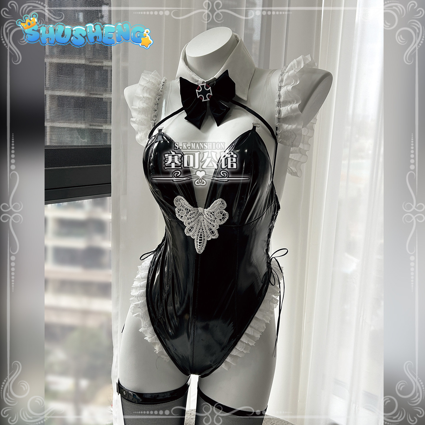 Anime Cosplay Black Girl - Kostium Cosplay Prinz Eugen Azur Lane