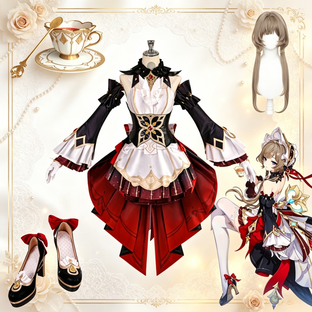 Anime Cosplay Girl Costume - Genshin Impact Sandrone Marionetka Kostium Cosplay