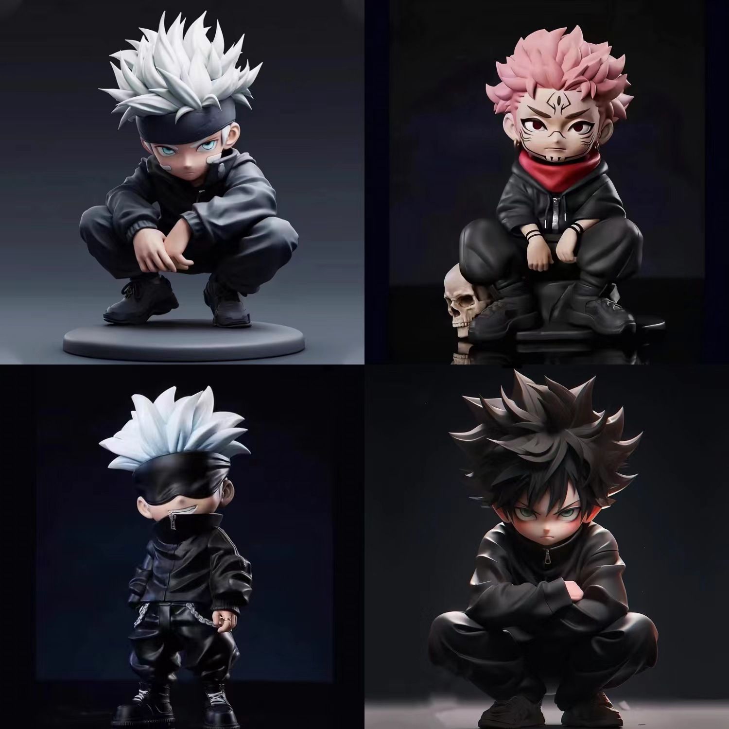 Anime Cosplay Gojo - Figurka Jujutsu Kaisen - szelepanie się