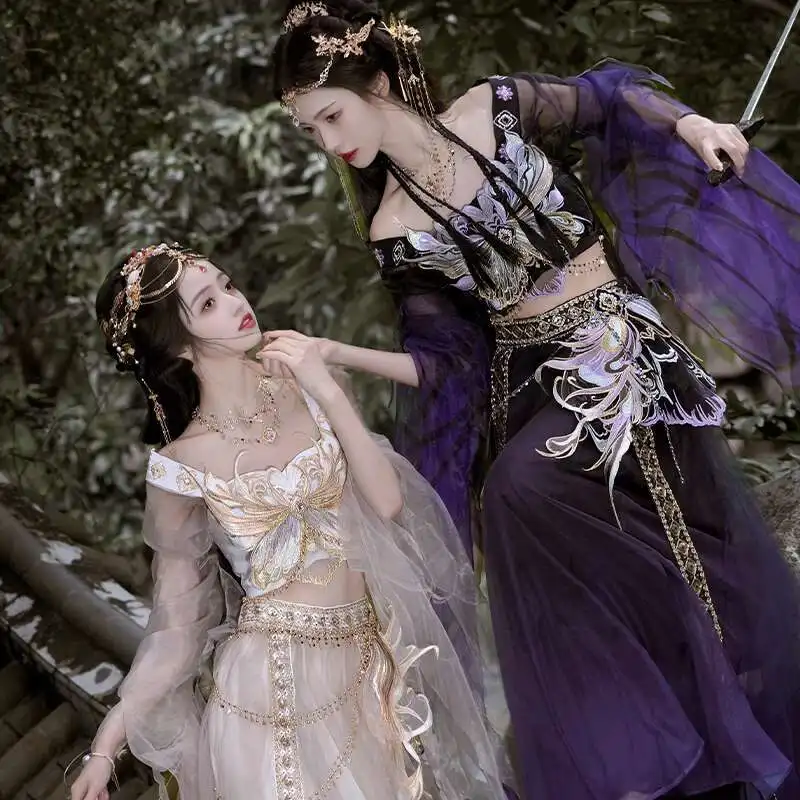 Starożytny kostium Hanfu, letn – Anime Cosplay Dance recenzja i cena
