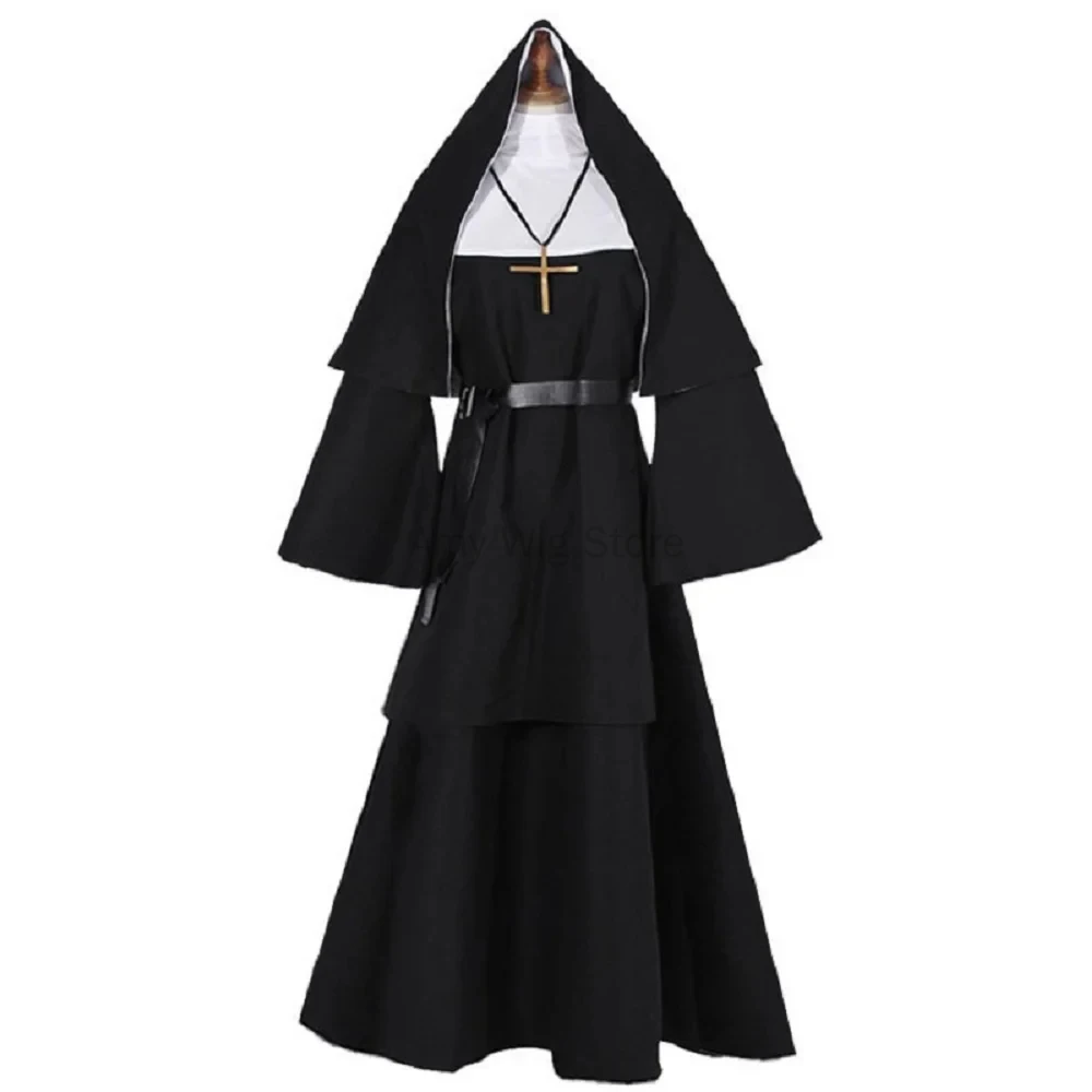 Kostium damski Straszne kostiu – Anime Cosplay Nun recenzja i cena