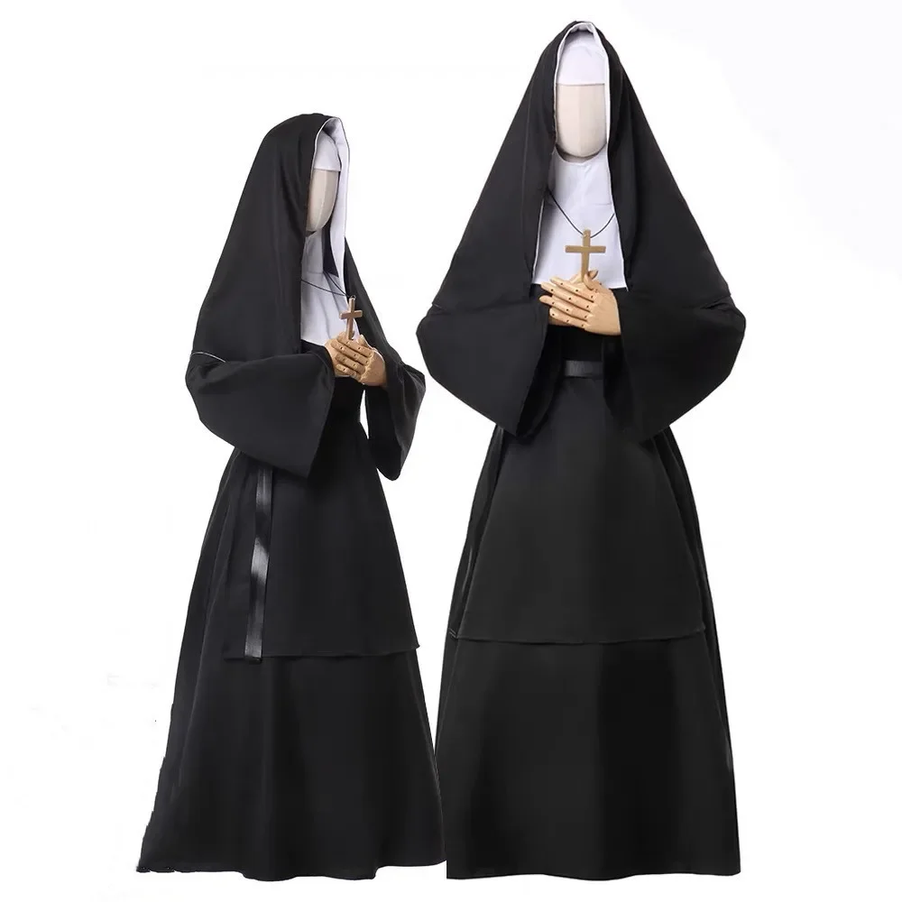 Kostiumy zakonnicy dla kobiet  – Anime Cosplay Nun recenzja i cena