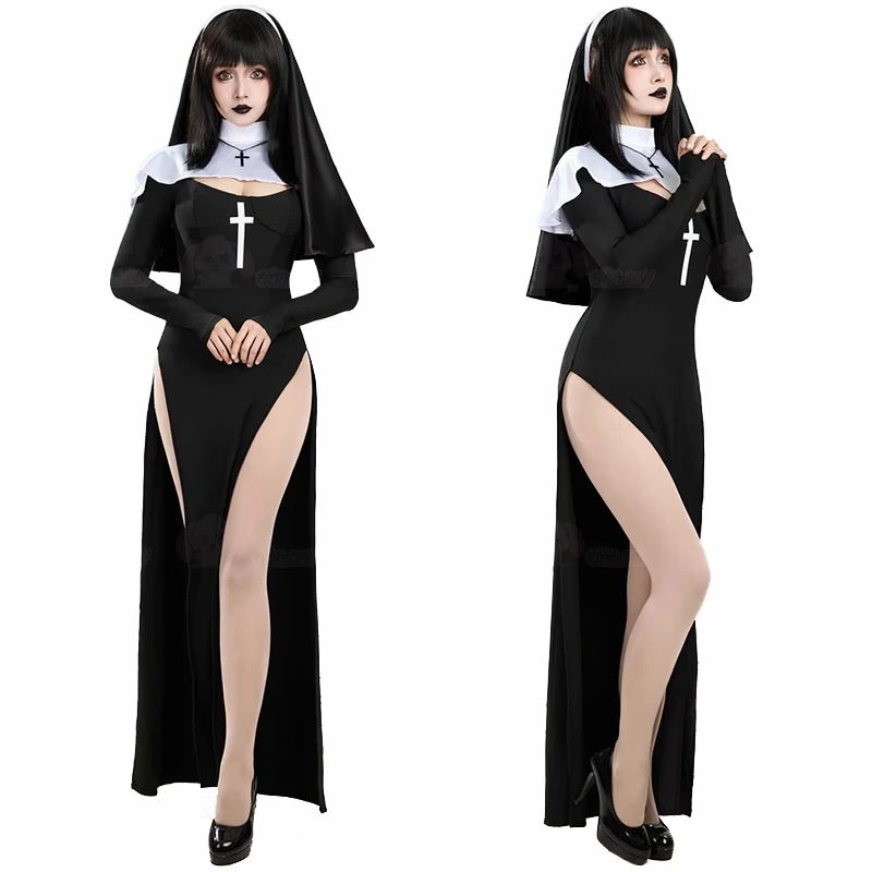 Kostium Cosplay Damski Seksown – Anime Cosplay Nun recenzja i cena
