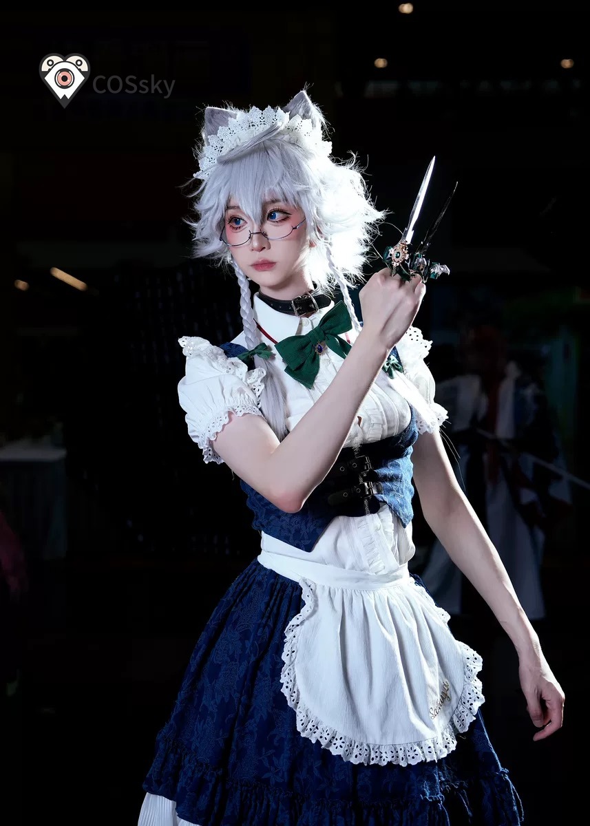 Kostium Cosplay Izayoi Sakuya  – Anime Cosplay High Quality recenzja i cena