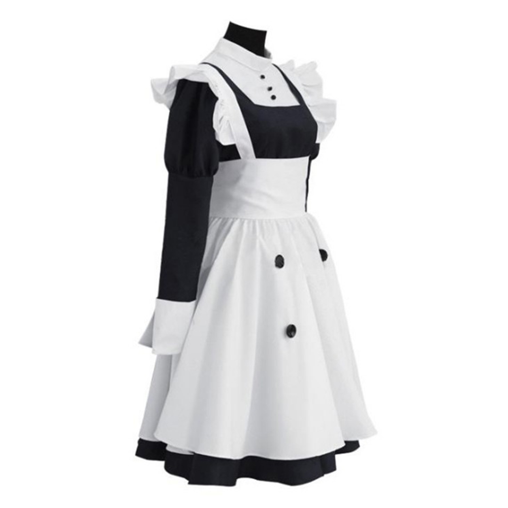 Strój pokojówki Meyrin z 2025  – Anime Cosplay Black Girl recenzja i cena