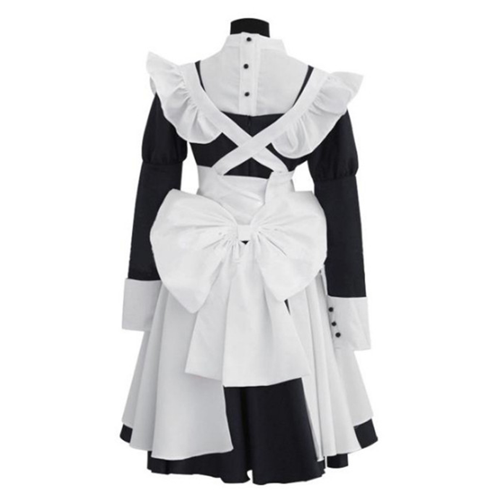 Strój pokojówki Meyrin z 2025  – Anime Cosplay Black Girl recenzja i cena