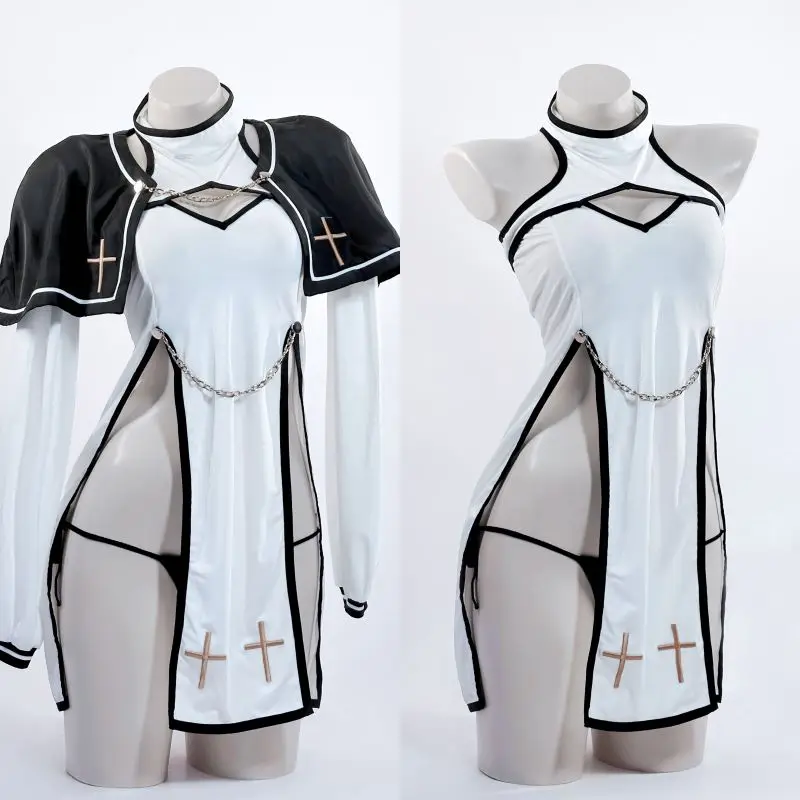 Kostium Cosplay Kapłana Purgat – Anime Cosplay Nun recenzja i cena