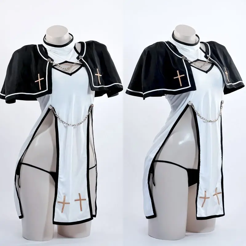 Kostium Cosplay Kapłana Purgat – Anime Cosplay Nun recenzja i cena
