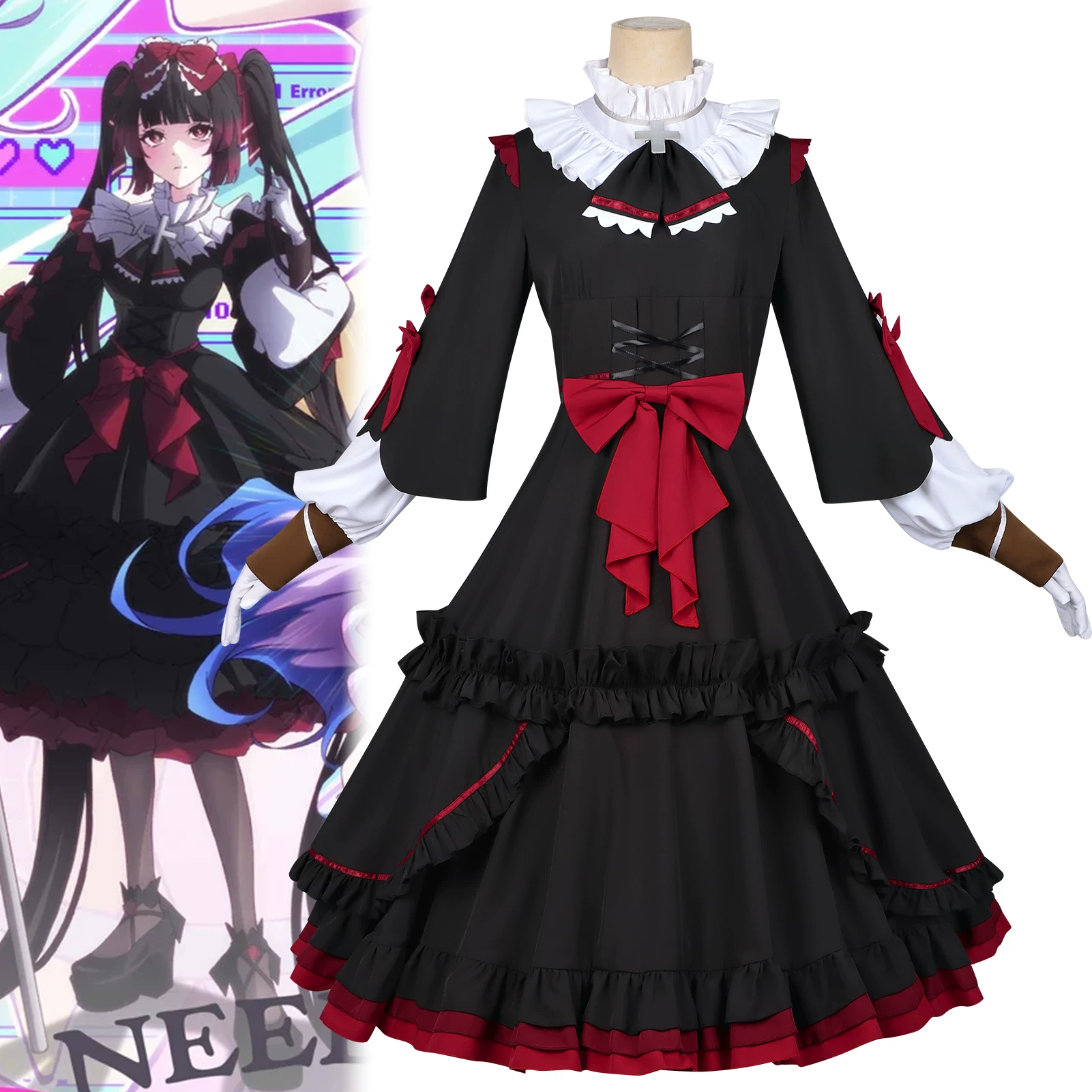 Anime Needy Girl Overdose Goku – Anime Cosplay Black Girl recenzja i cena